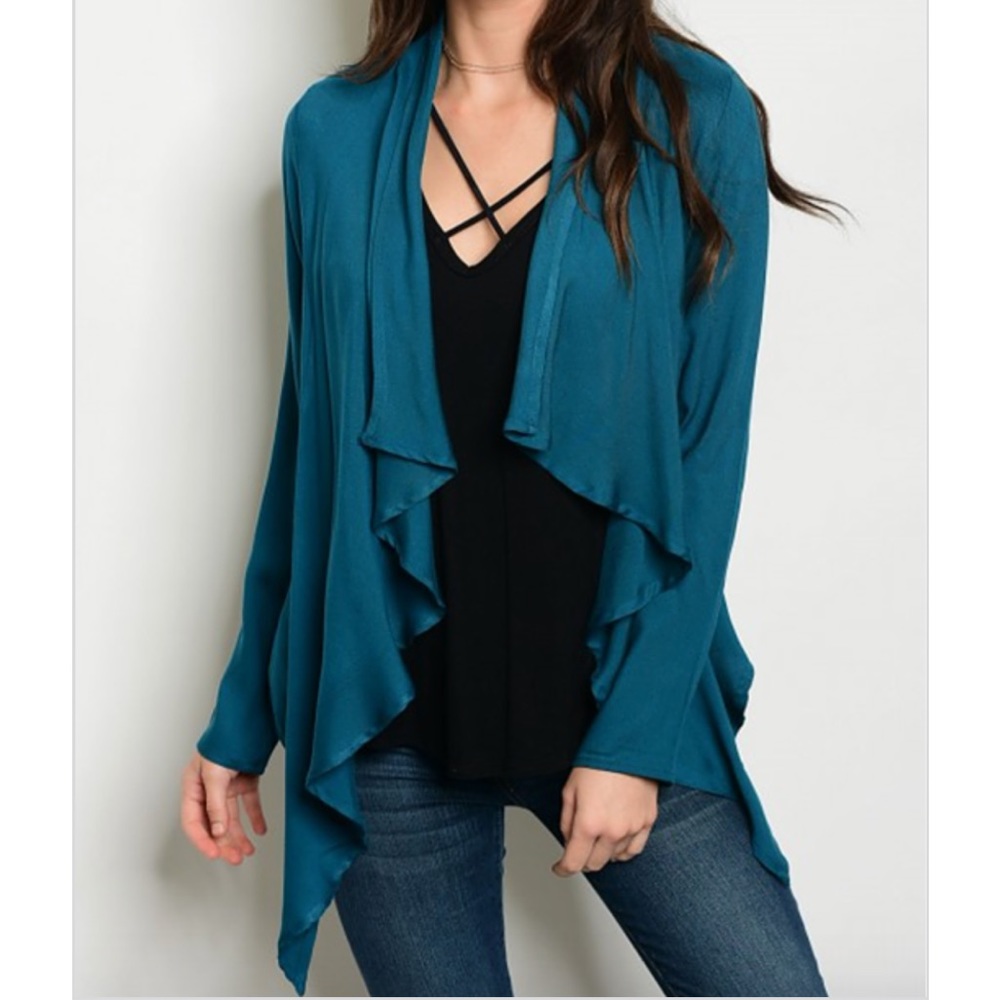 Teal Cardigan
